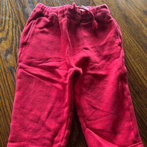 Baby 24 months red sweatpants First Impressions